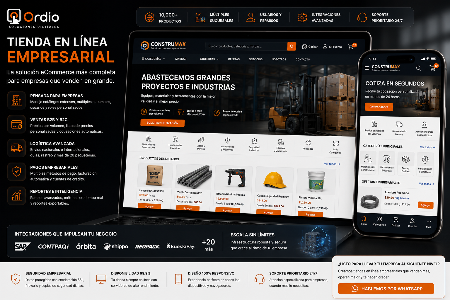 Tienda en Línea Empresarial